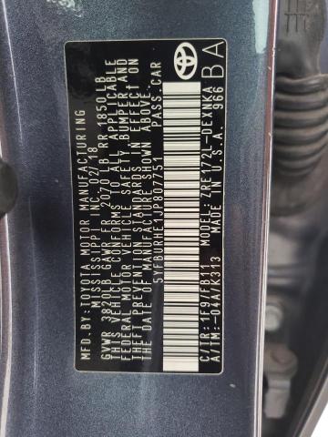 Photo 10 from auction – 2018 TOYOTA COROLLA L with VIN 5YFBURHE1JP807751