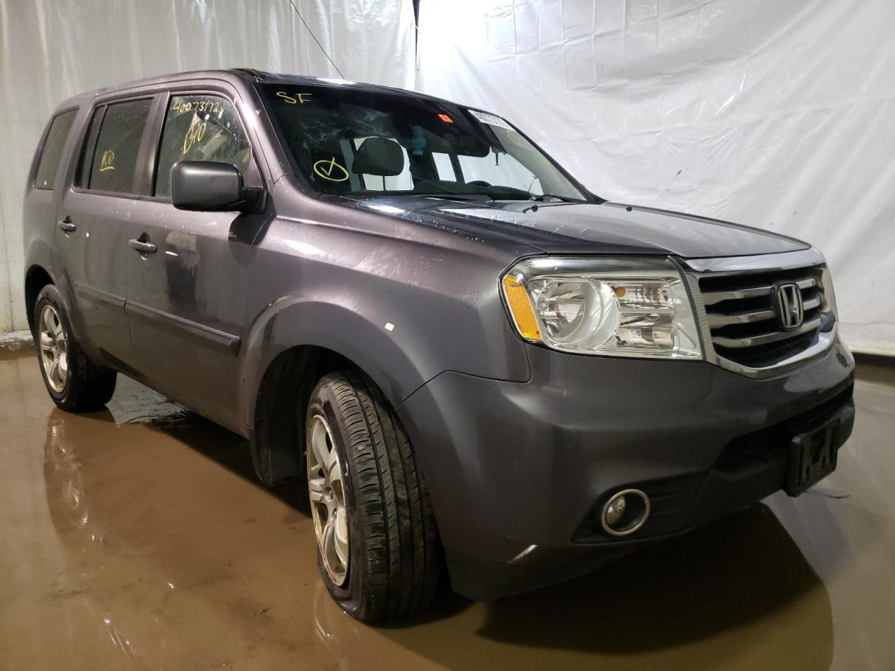 HONDA PILOT EXLN 2014 مع رقم تعريف المركبة 5FNYF4H78EB003974 - صورة من المزاد