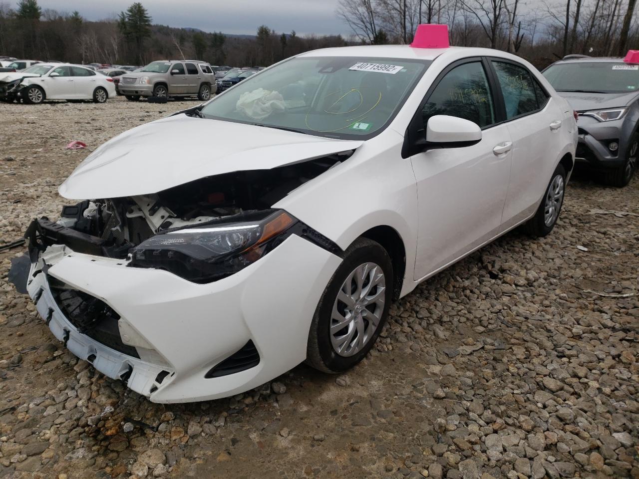Photo 2 from auction – 2019 TOYOTA COROLLA L with VIN 5YFBURHE5KP937100