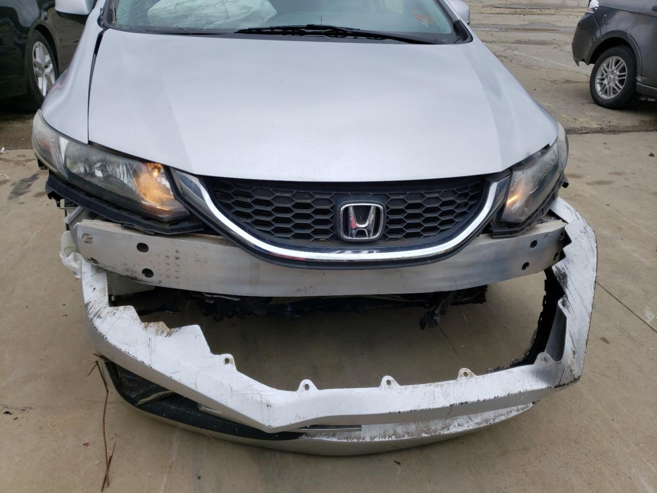 Photo 9 from auction – 2013 HONDA CIVIC LX with VIN 19XFB2F51DE038630
