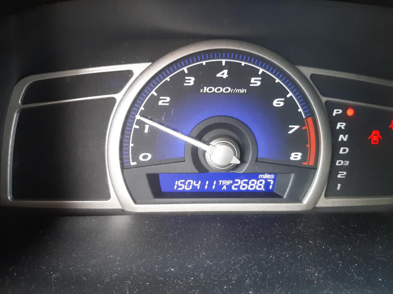 Photo 8 from auction – 2007 HONDA CIVIC LX with VIN 2HGFA165X7H504949