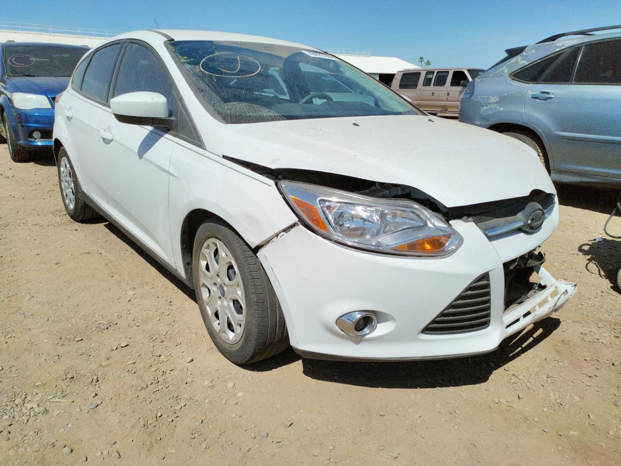 FORD FOCUS SE 2012 with VIN 1FAHP3K26CL362714 - Photo from auction