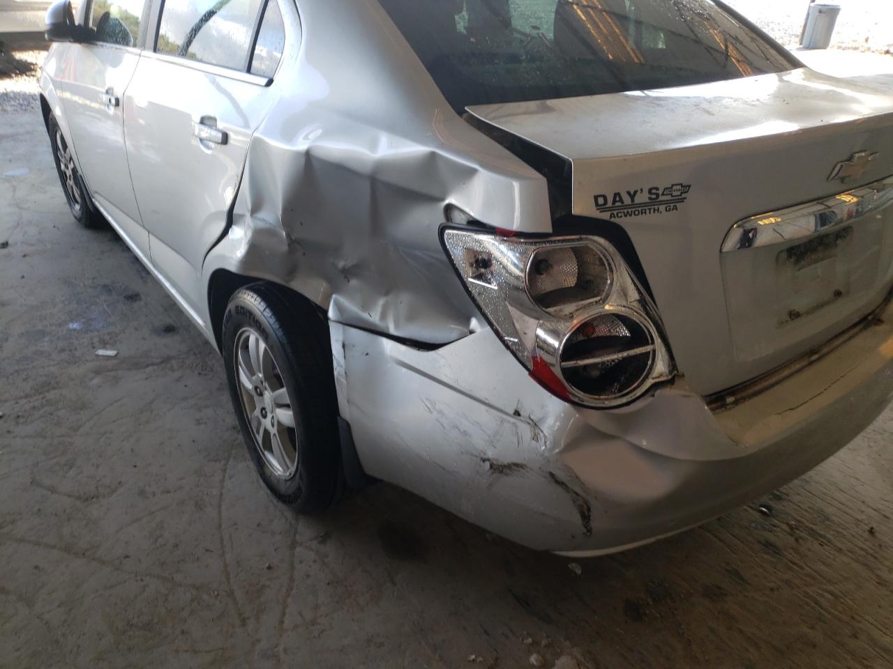 Photo 9 from auction – 2013 CHEVROLET SONIC LT with VIN 1G1JC5SH2D4248544