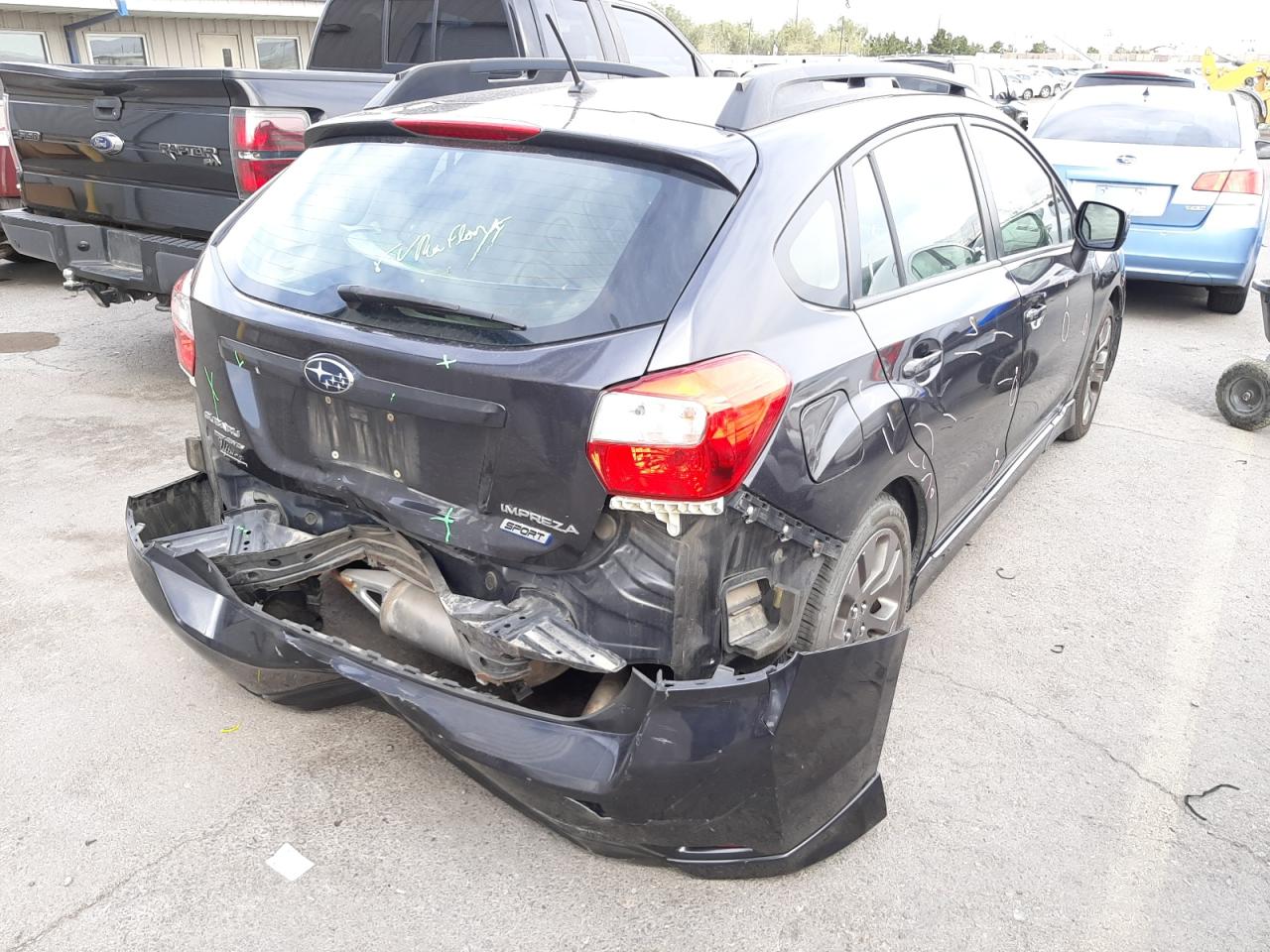Photo 4 from auction – 2012 SUBARU IMPREZA SP with VIN JF1GPAL6XCH218555