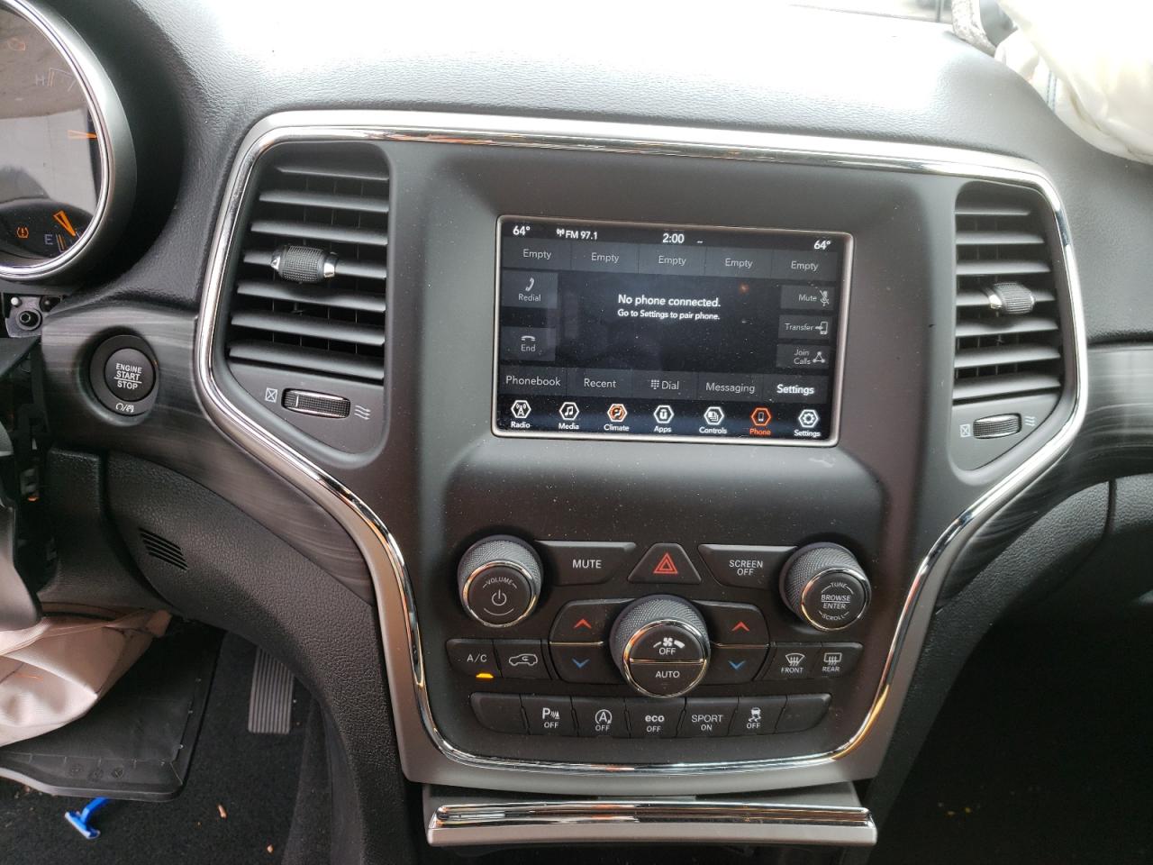 Photo 9 from auction – 2021 JEEP GRAND CHER with VIN 1C4RJFAG9MC677944