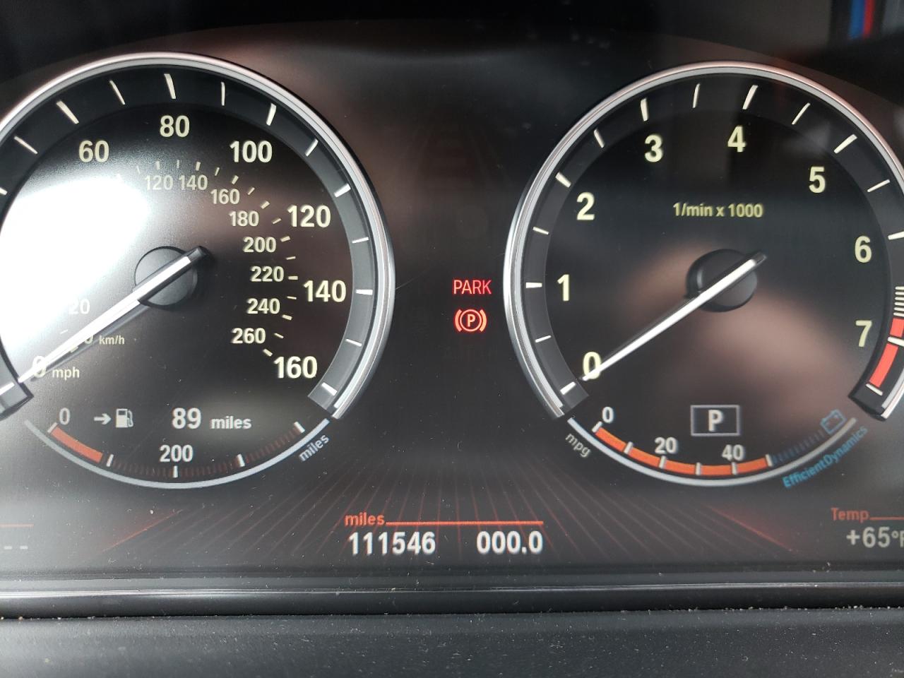 Photo 8 from auction – 2010 BMW 550 GT with VIN WBASN4C54AC209277