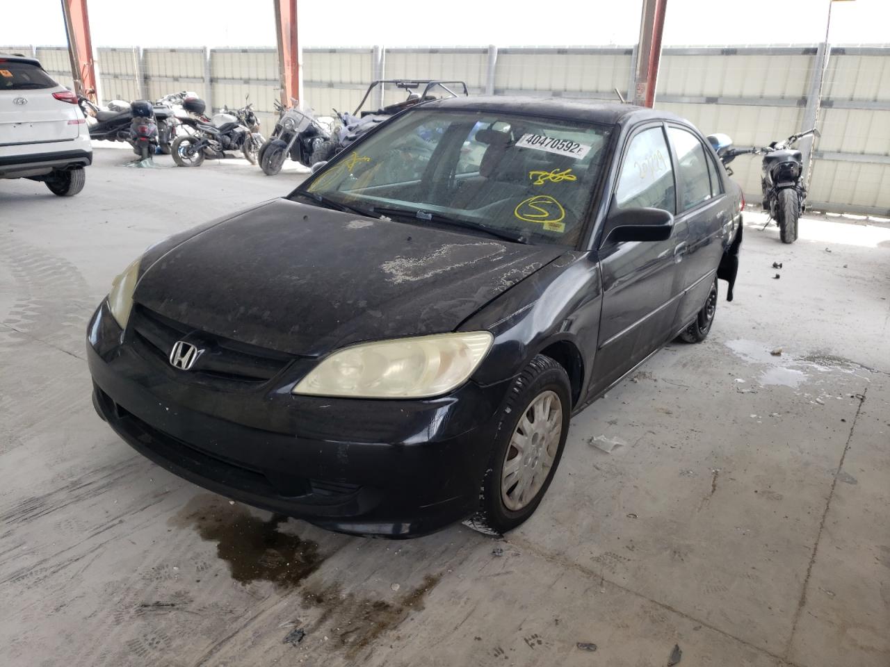 Photo 2 from auction – 2004 HONDA CIVIC LX with VIN 2HGES16594H522444