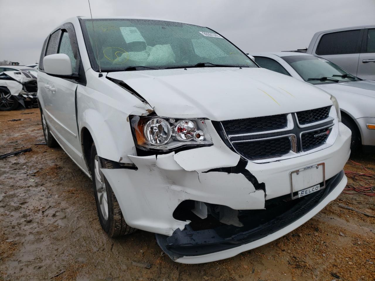 DODGE GRAND CARA 2014 with VIN 2C4RDGCGXER322817 - Photo from auction