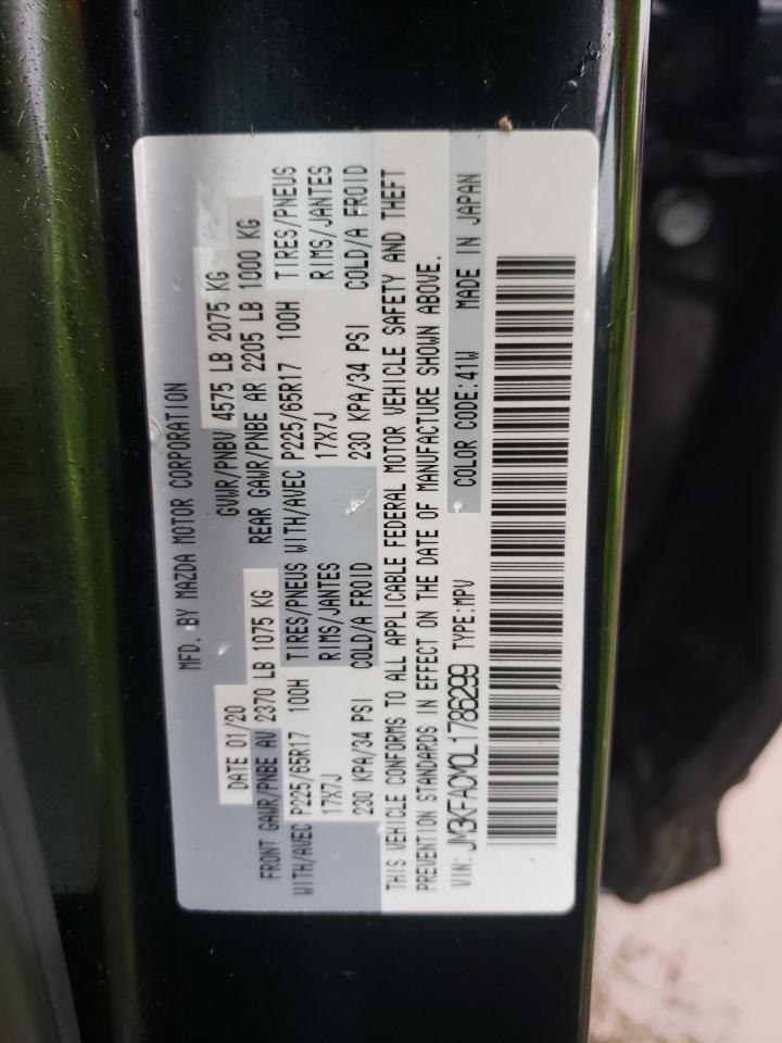 Photo 10 from auction – 2020 MAZDA CX-5 TOURI with VIN JM3KFACM0L1786299