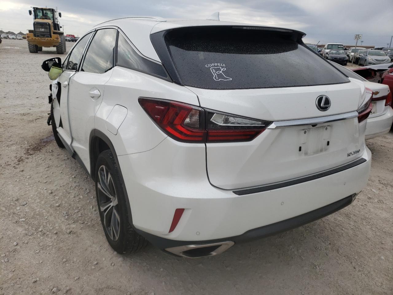 Photo 3 from auction – 2018 LEXUS RX 350 BAS with VIN 2T2ZZMCA0JC111627