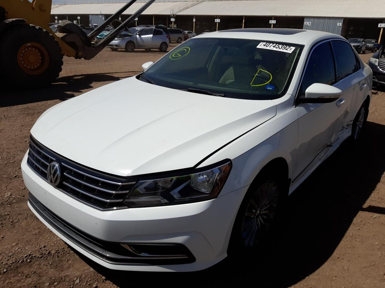 Photo 2 from auction – 2016 VOLKSWAGEN PASSAT SE with VIN 1VWBT7A38GC042276