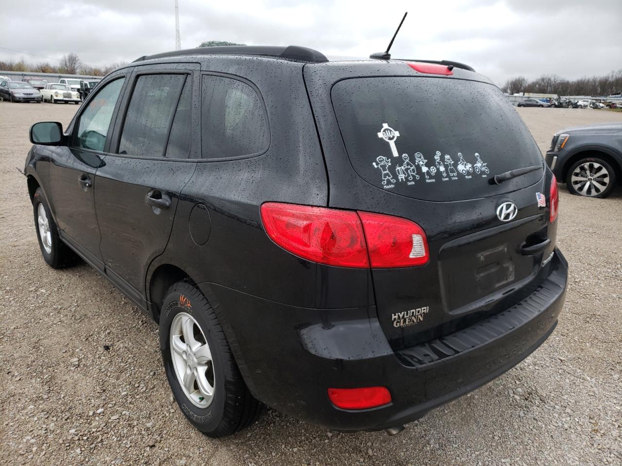 Photo 3 from auction – 2008 HYUNDAI SANTA FE G with VIN 5NMSG13D68H164275