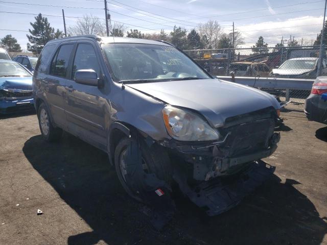 HONDA CR-V SE 2006 with VIN JHLRD78996C049800 - Photo from auction