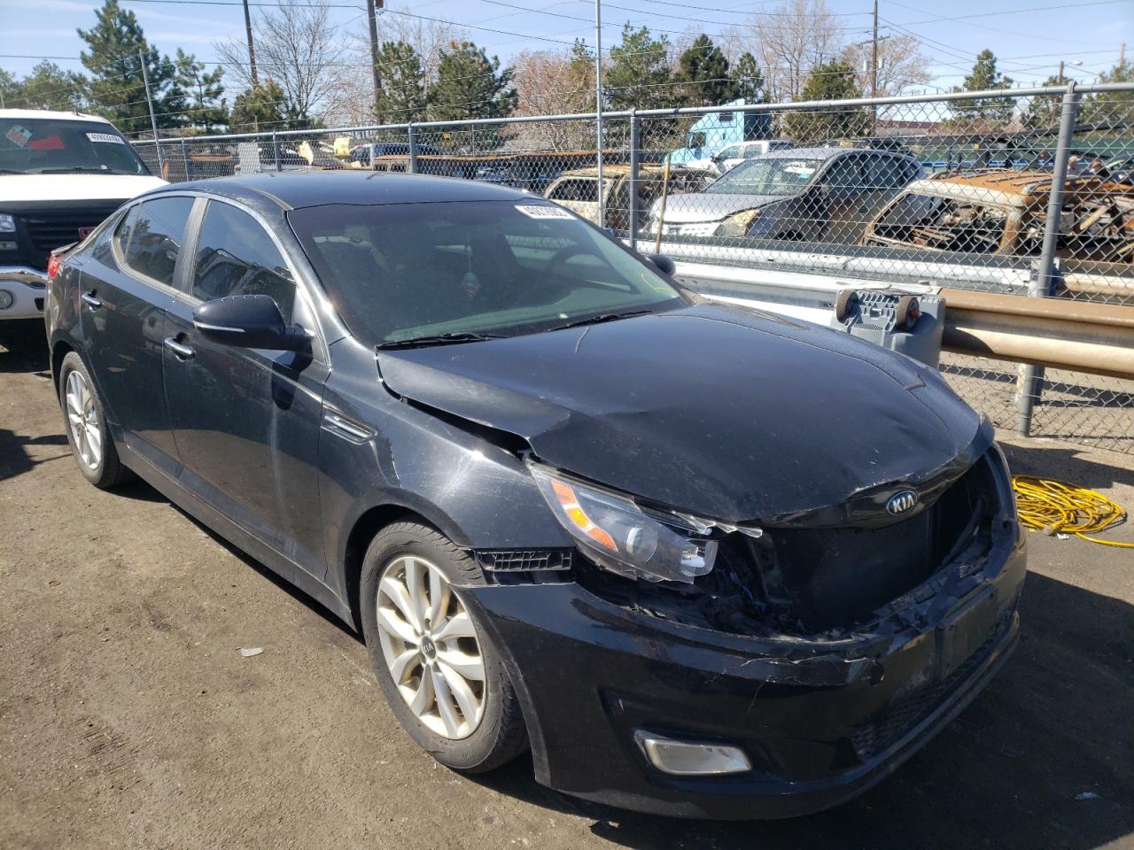KIA OPTIMA LX 2015 with VIN KNAGM4A79F5628590 - Photo from auction