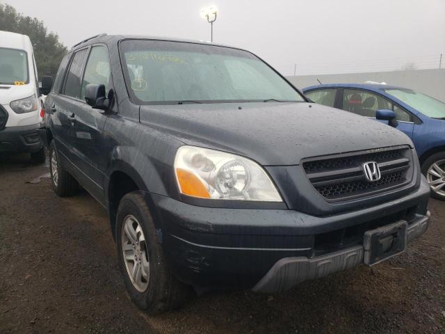 HONDA PILOT EXL 2004 with VIN 2HKYF18564H601235 - Photo from auction