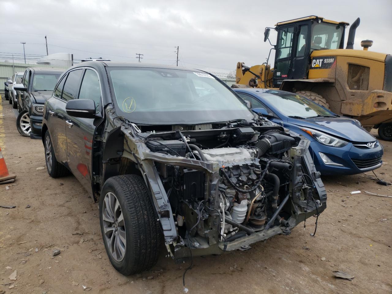 ACURA MDX TECHNO 2016 with VIN 5FRYD4H45GB031440 - Photo from auction