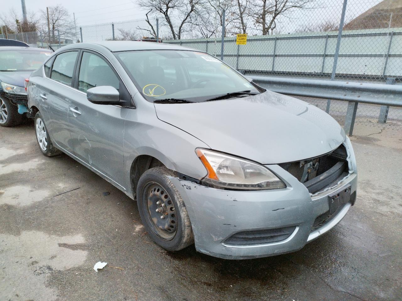 NISSAN SENTRA S 2014 with VIN 3N1AB7AP5EL657263 - Photo from auction