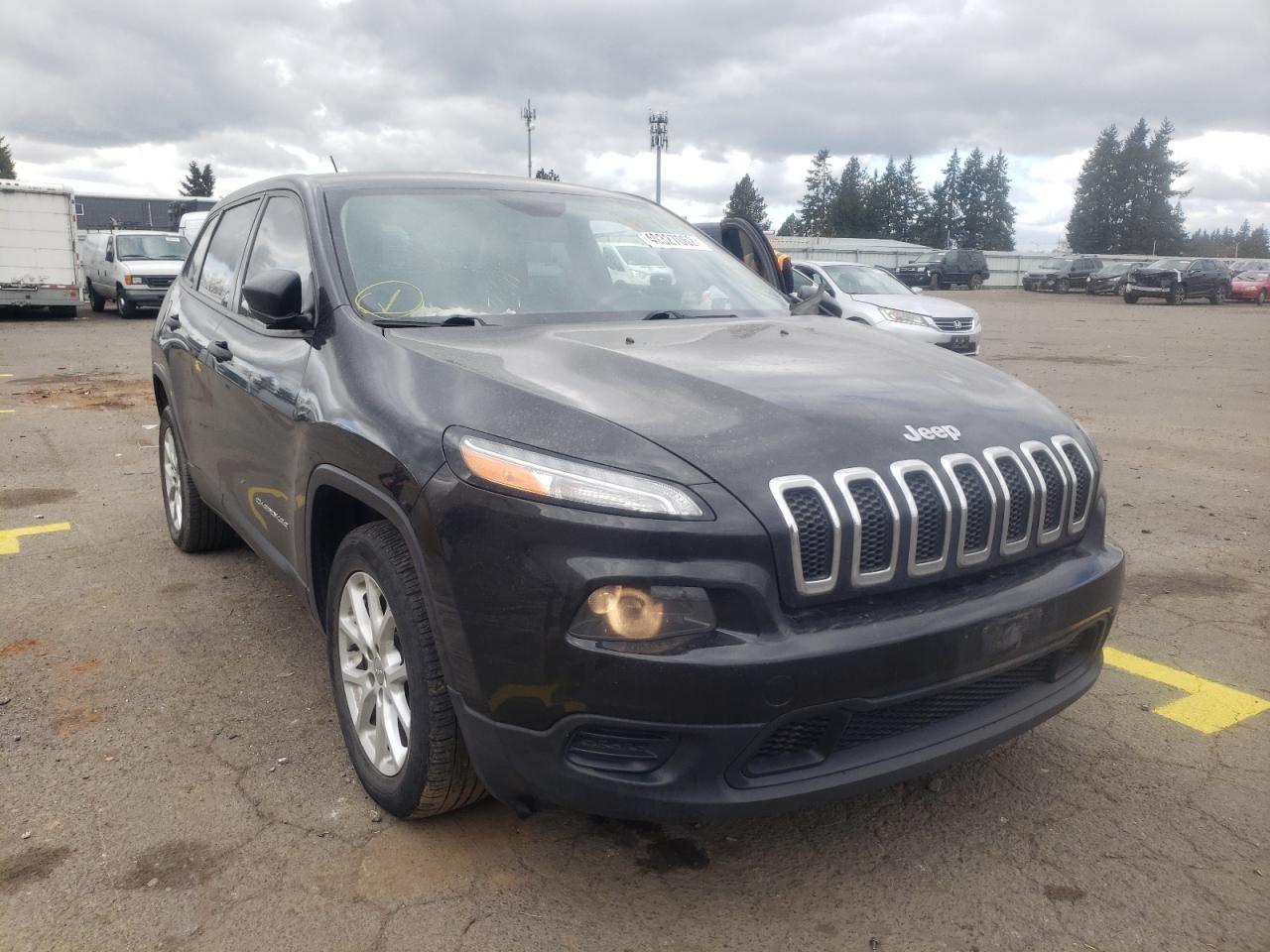 JEEP CHEROKEE S 2014 with VIN 1C4PJLAB8EW110036 - Photo from auction