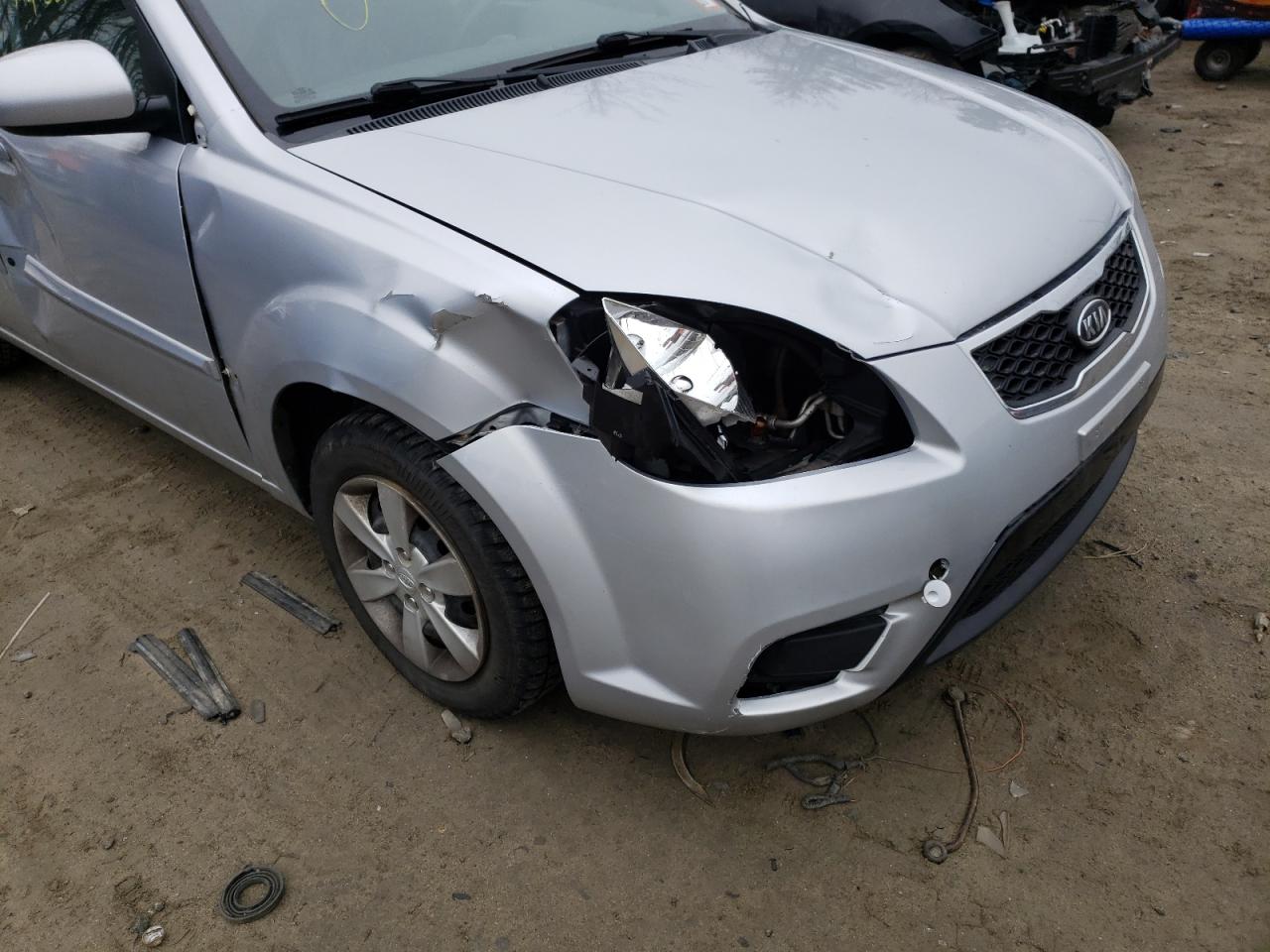 Photo 9 from auction – 2010 KIA RIO LX with VIN KNADH5A37A6653002