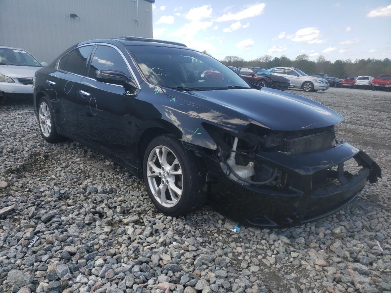 NISSAN MAXIMA S 2013 with VIN 1N4AA5AP1DC801573 - Photo from auction