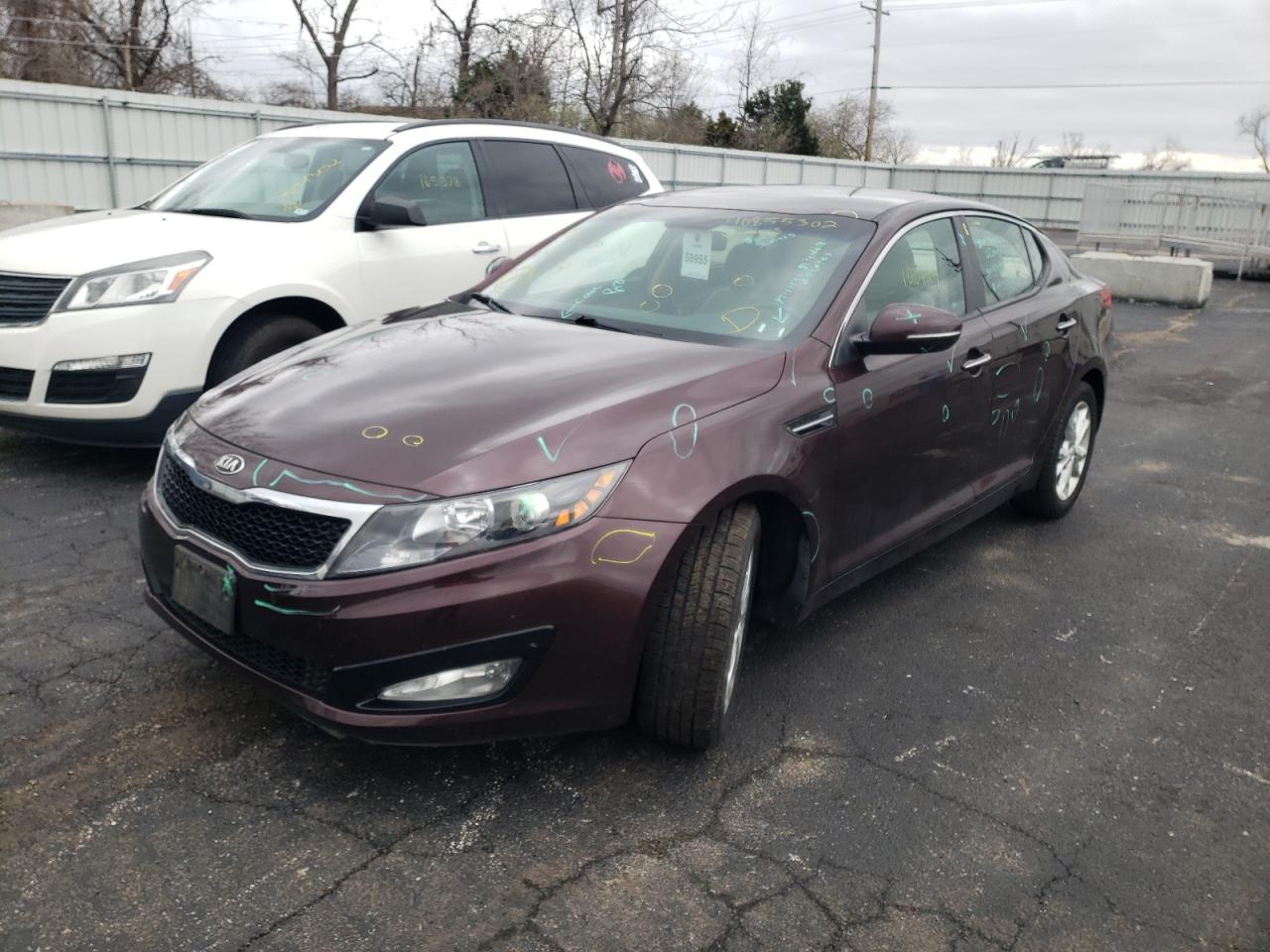 Photo 2 from auction – 2013 KIA OPTIMA LX with VIN 5XXGM4A76DG116345