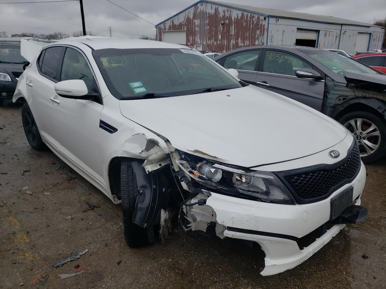 KIA OPTIMA LX 2014 with VIN KNAGM4A70E5477198 - Photo from auction