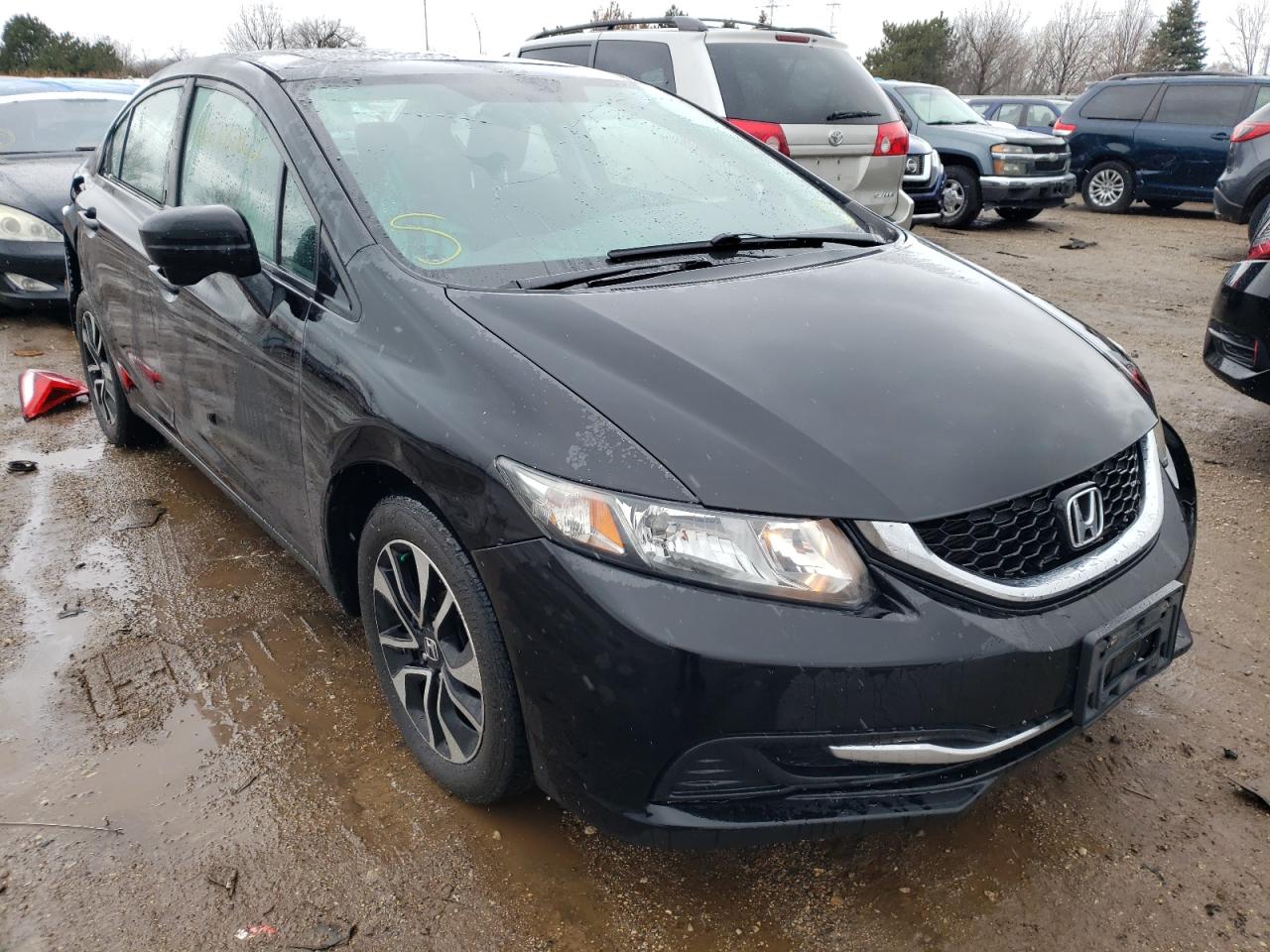 HONDA CIVIC EX 2014 with VIN 2HGFB2F89EH558284 - Photo from auction