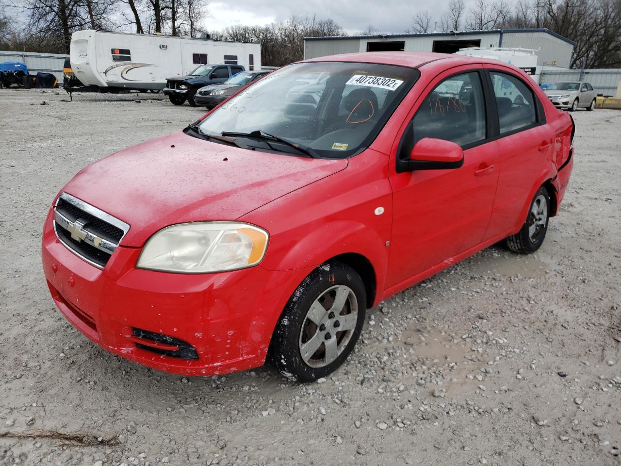 Photo 2 from auction – 2007 CHEVROLET AVEO BASE with VIN KL1TD56637B057177