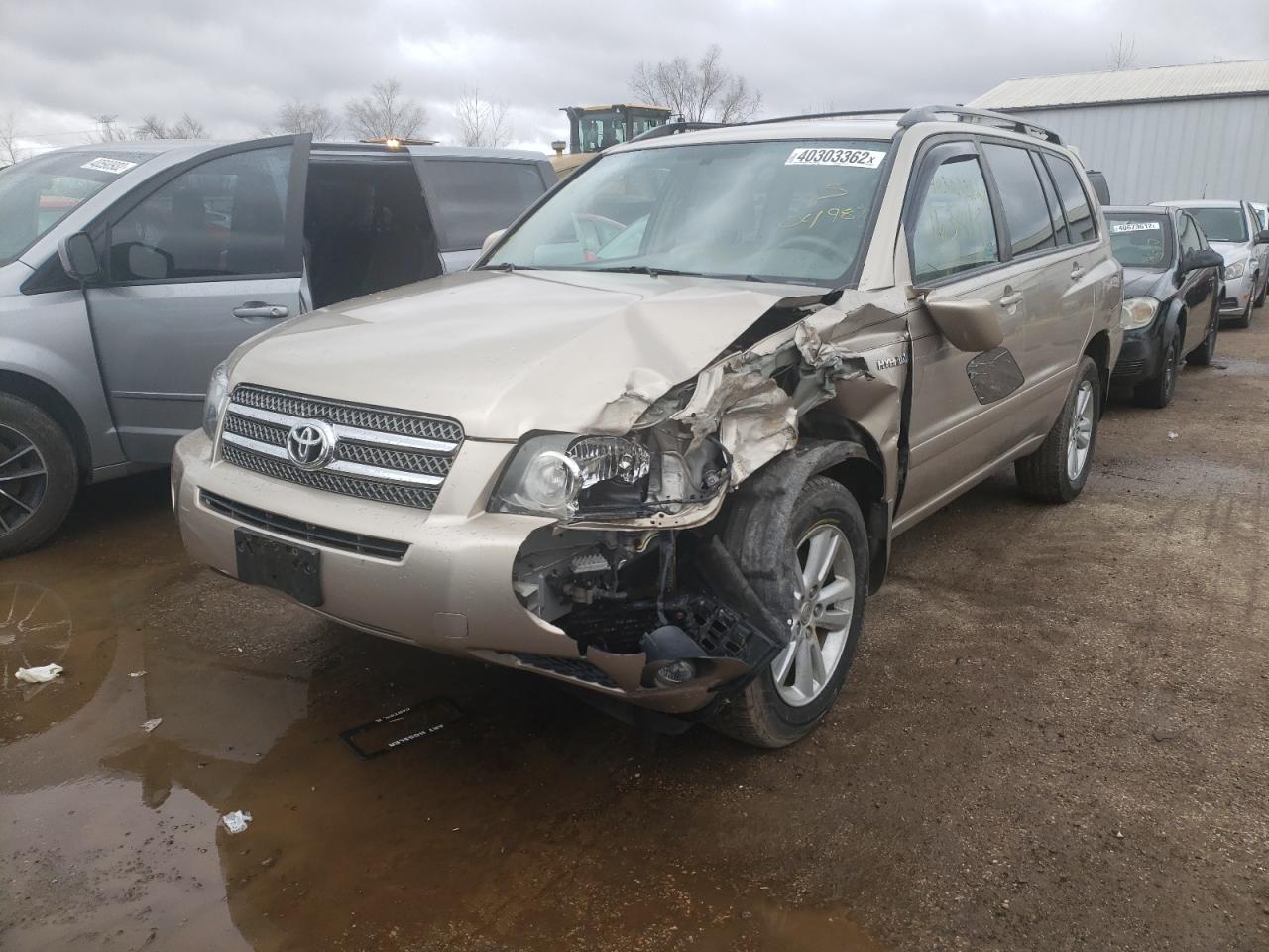 Photo 2 from auction – 2007 TOYOTA HIGHLANDER with VIN JTEEW21A570049871