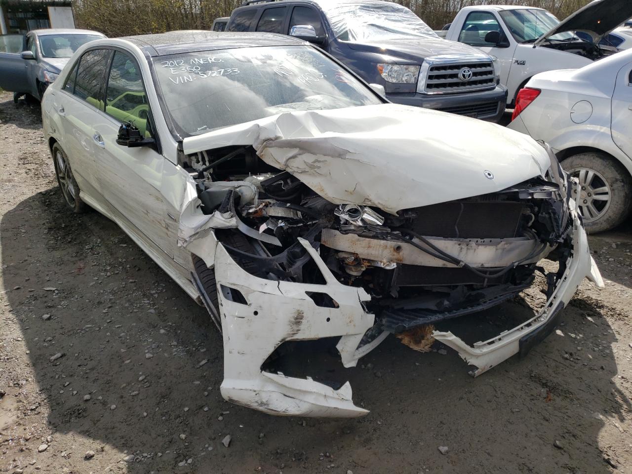 MERCEDES-BENZ E 350 4MAT 2012 with VIN WDDHF8JB1CA572733 - Photo from auction