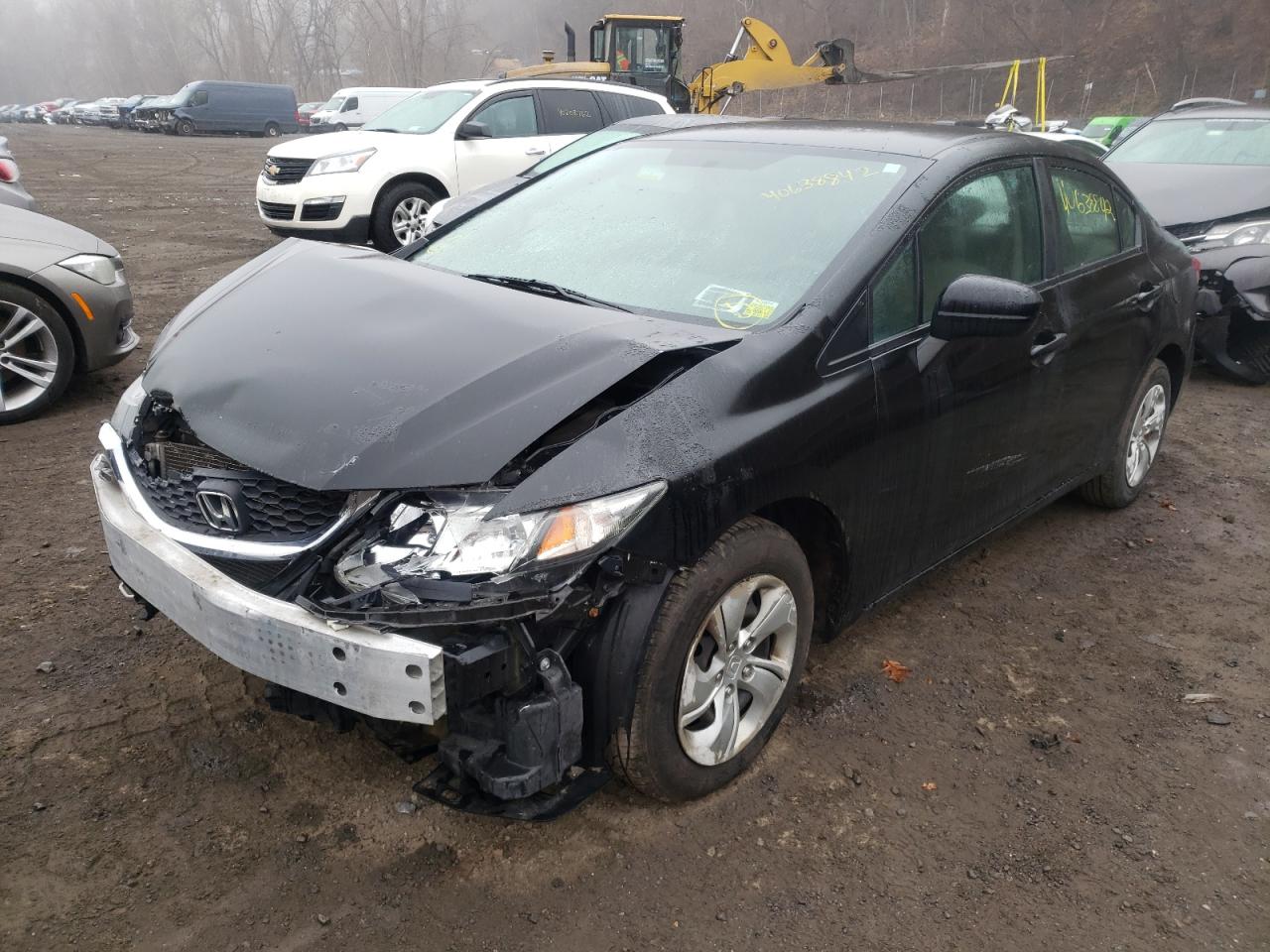 Photo 2 from auction – 2014 HONDA CIVIC LX with VIN 2HGFB2F51EH505892
