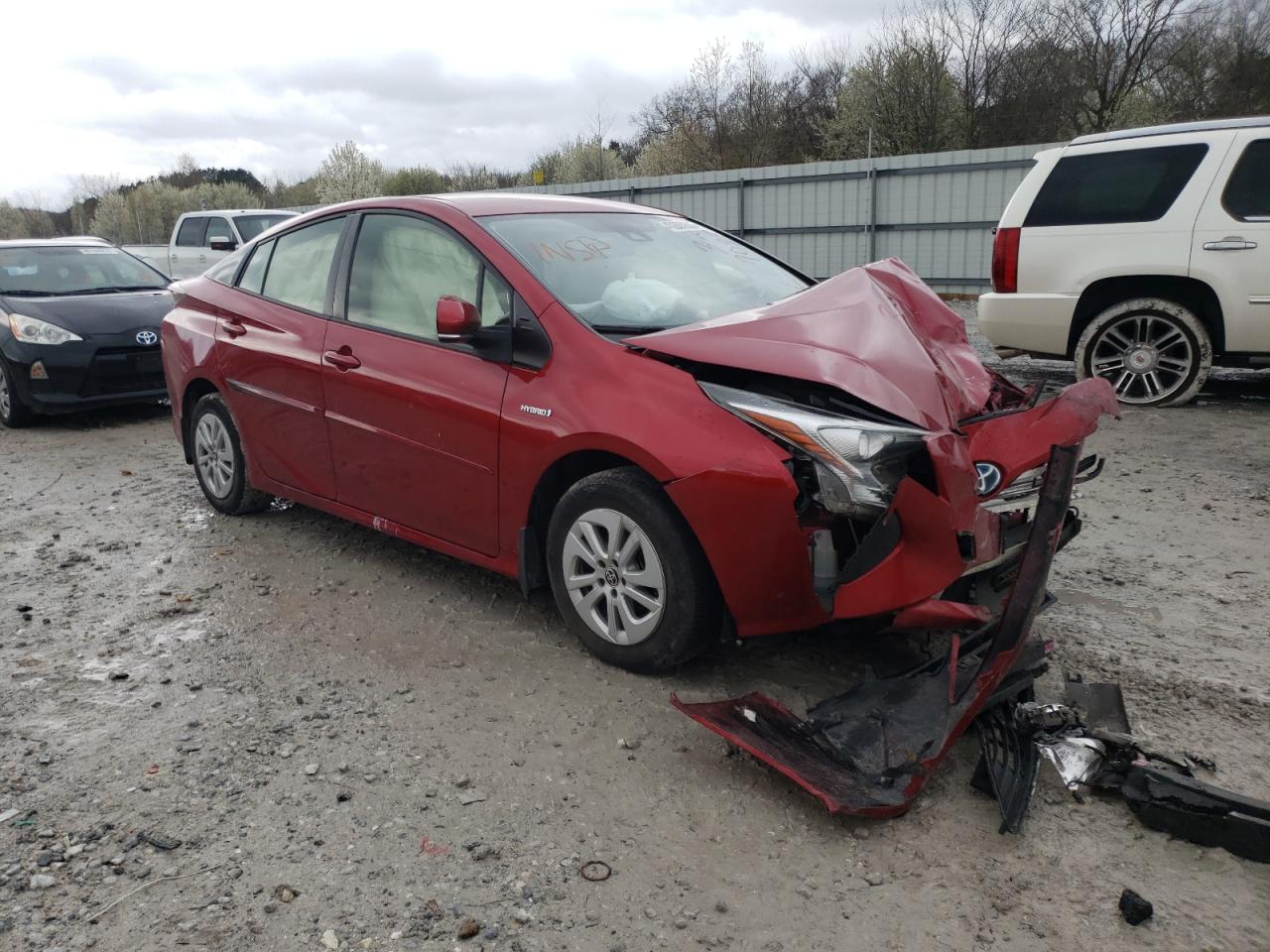 Photo 1 from auction – 2017 TOYOTA PRIUS with VIN JTDKBRFU3H3539093