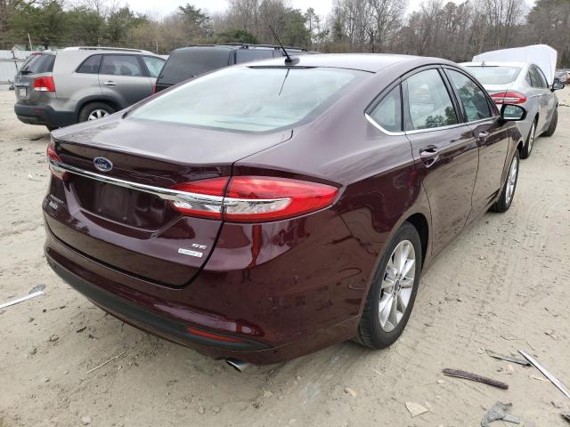 Photo 4 from auction – 2017 FORD FUSION SE with VIN 3FA6P0HD9HR364450