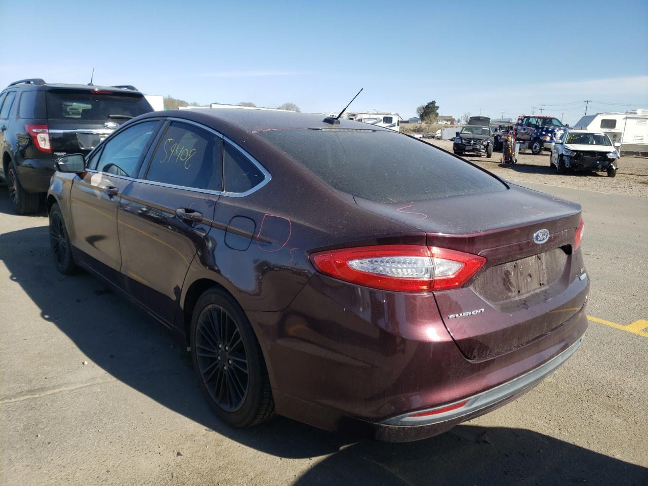 Photo 3 from auction – 2013 FORD FUSION SE with VIN 3FA6P0HR4DR275570