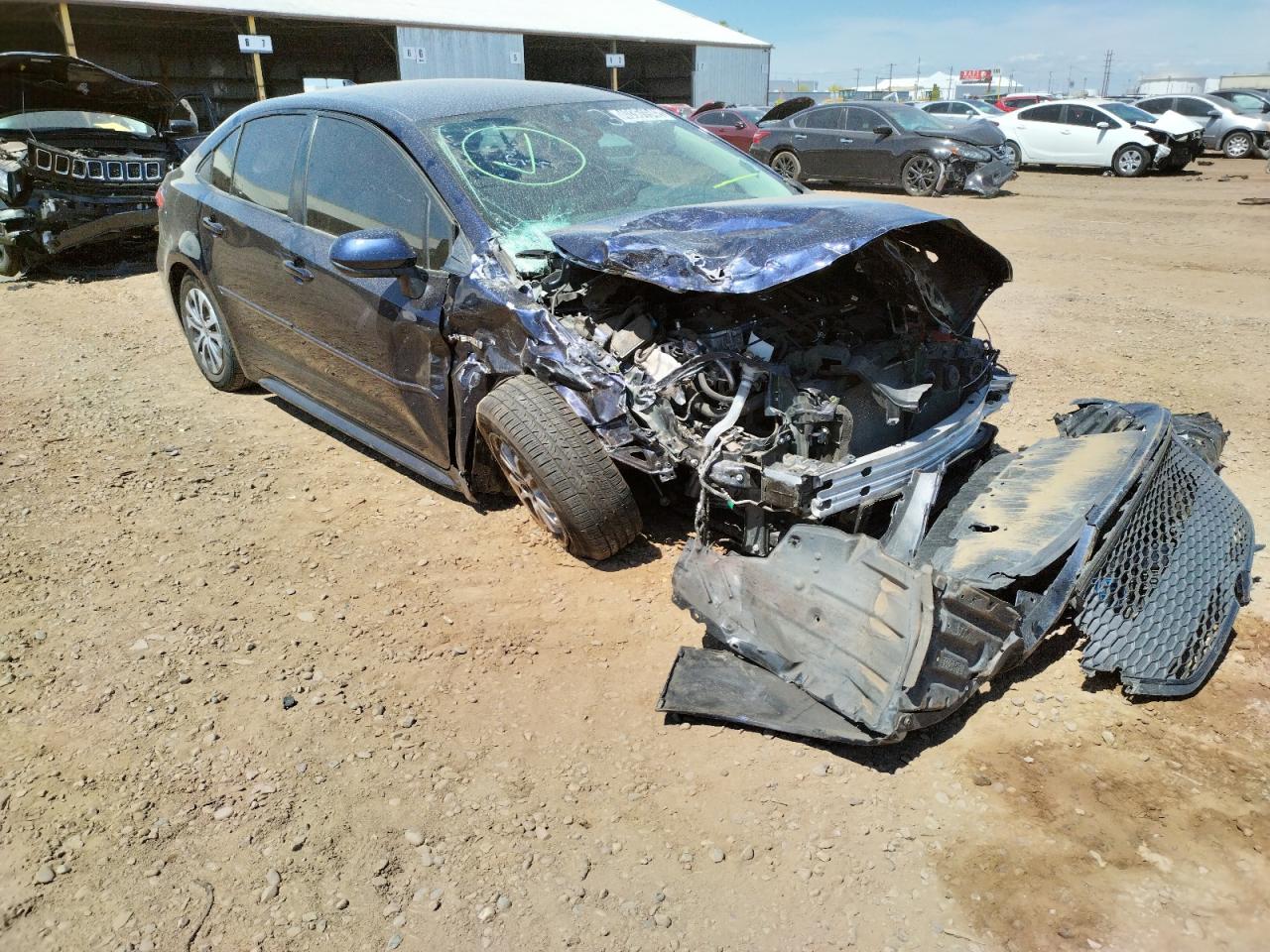 Photo 9 from auction – 2021 TOYOTA COROLLA LE with VIN JTDEAMDE6MJ010192