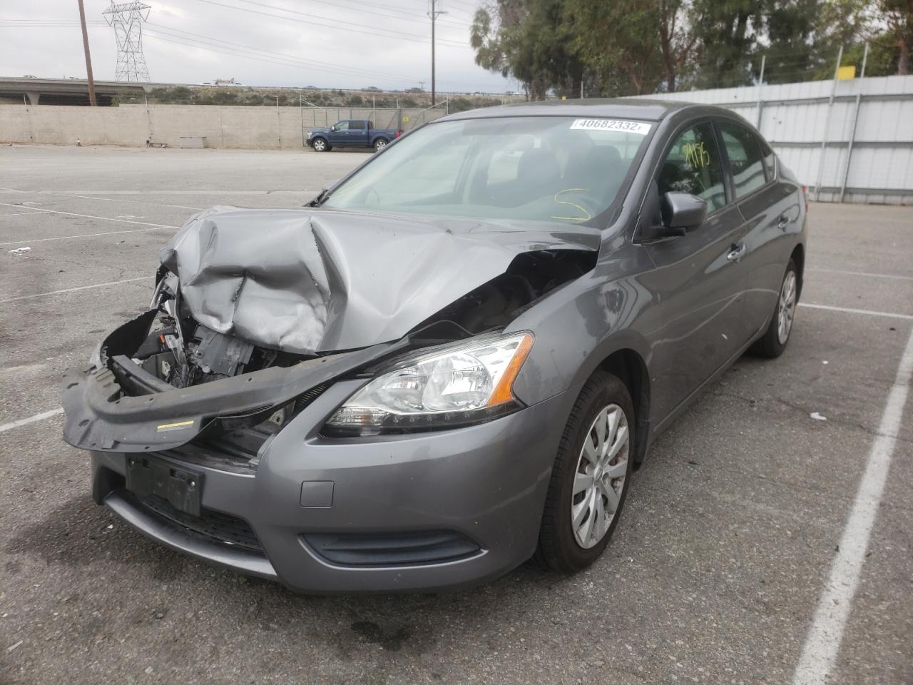 Photo 2 from auction – 2015 NISSAN SENTRA S with VIN 3N1AB7AP6FY282990