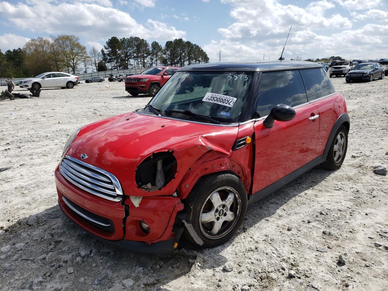 Photo 2 from auction – 2011 MINI COOPER with VIN WMWSU3C55BT093893