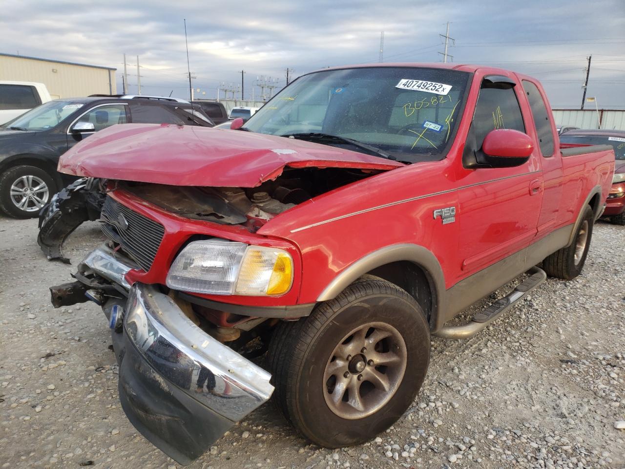 Photo 2 from auction – 2001 FORD F150 with VIN 1FTRX17L81NB05821