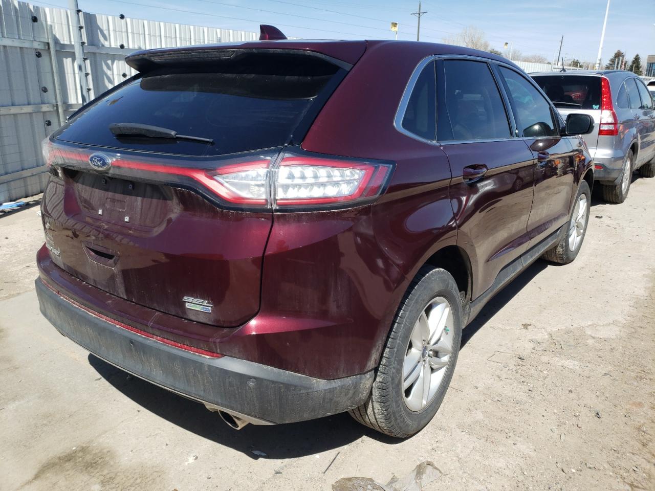 Photo 4 from auction – 2017 FORD EDGE SEL with VIN 2FMPK4J99HBC16044