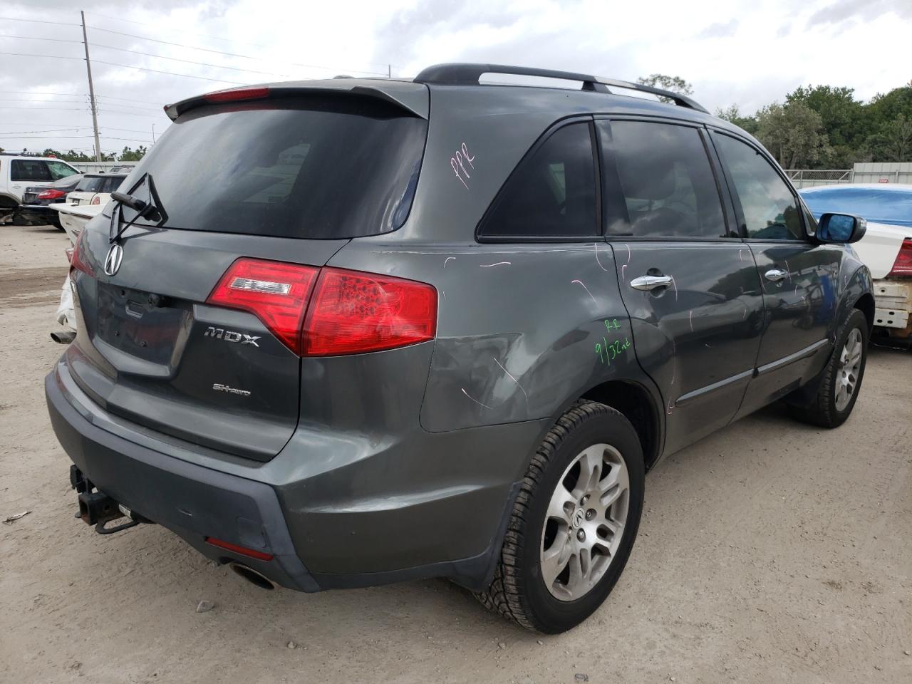 Photo 4 from auction – 2007 ACURA MDX TECHNO with VIN 2HNYD283X7H523270