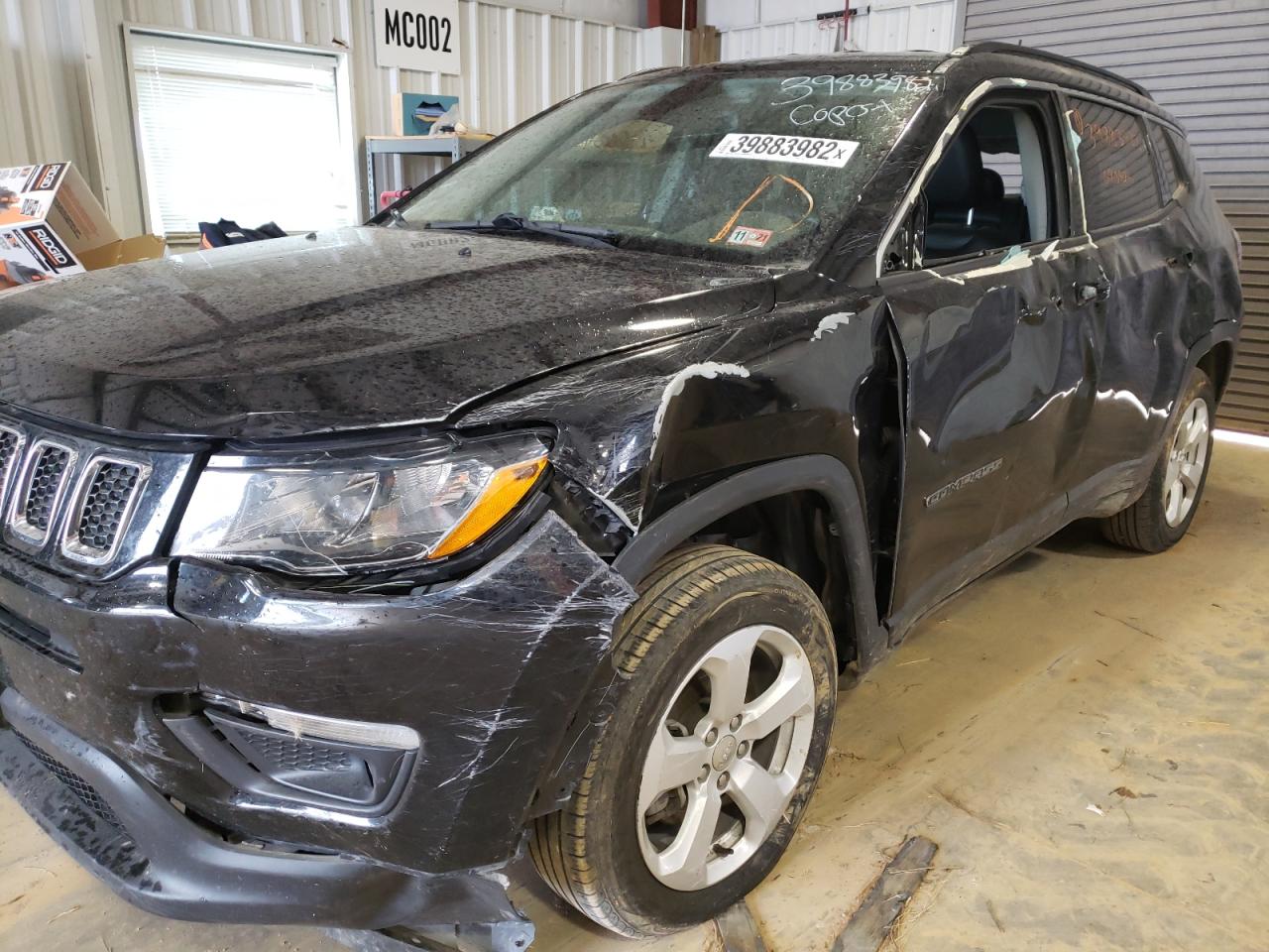 Photo 9 from auction – 2018 JEEP COMPASS LA with VIN 3C4NJDBBXJT199734