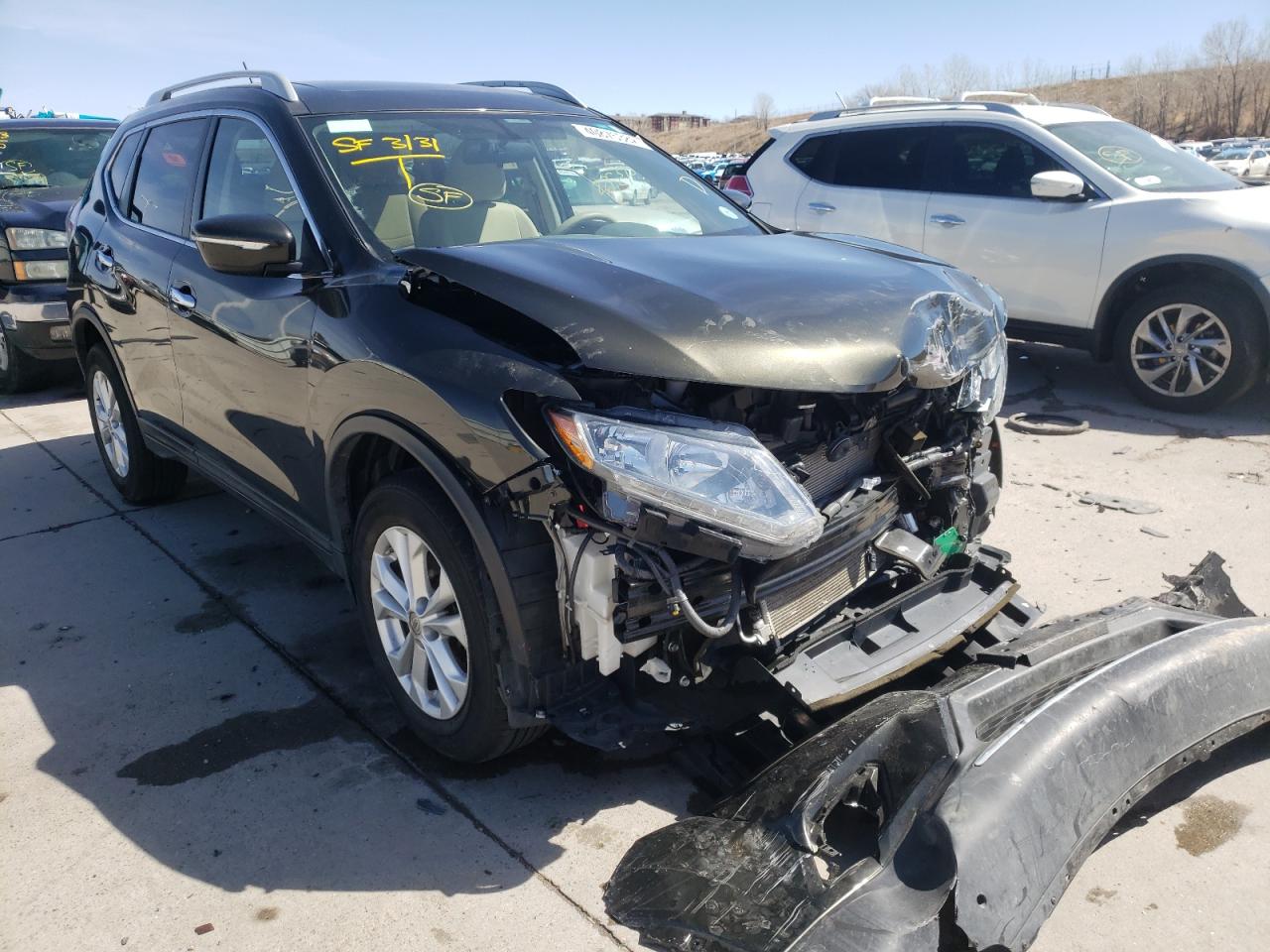NISSAN ROGUE S 2014 with VIN 5N1AT2MV7EC773174 - Photo from auction