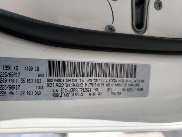 Photo 10 from auction – 2020 JEEP COMPASS LA with VIN 3C4NJCBB9LT212504