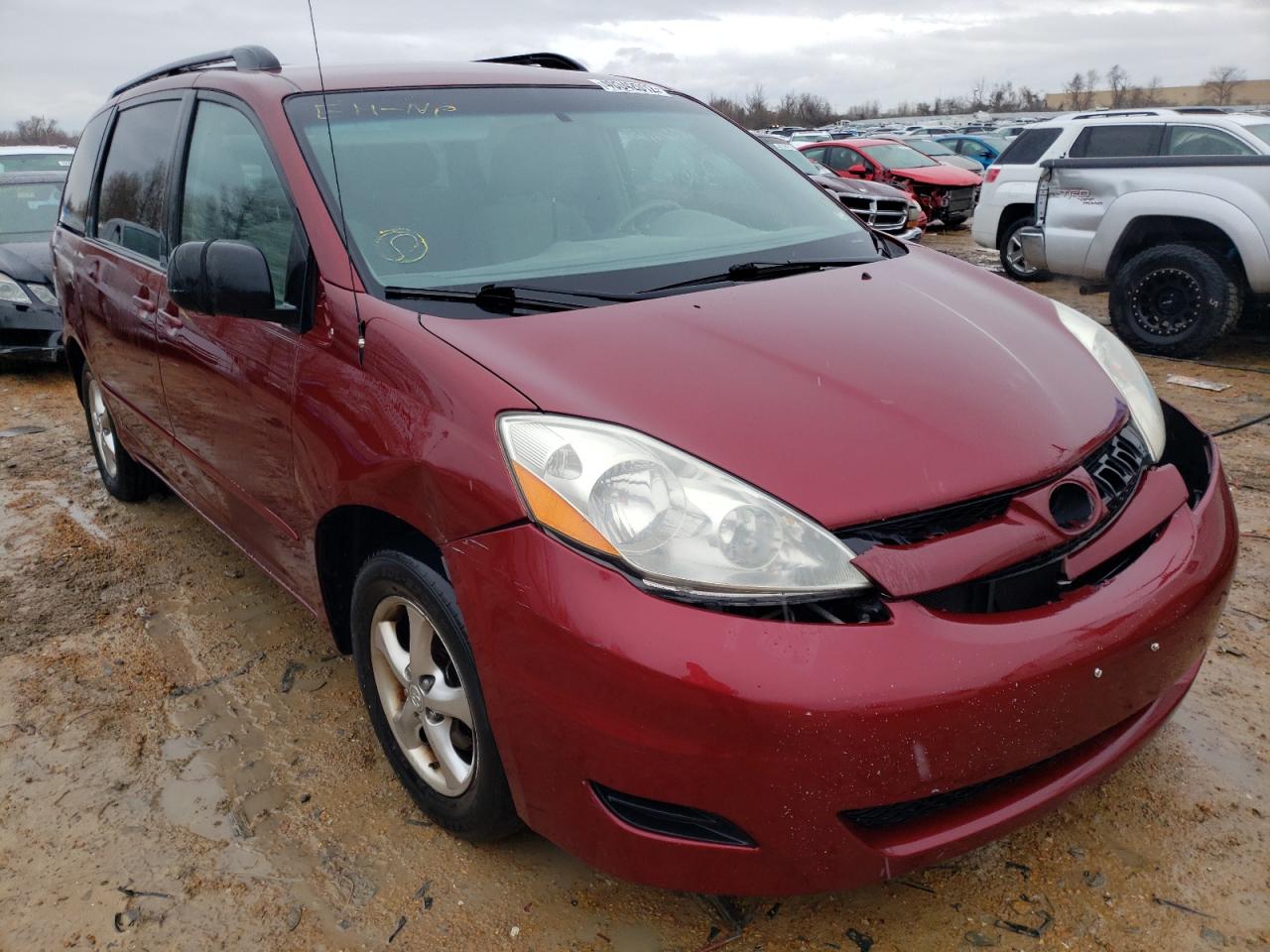 TOYOTA SIENNA CE 2007 with VIN 5TDZK23C87S007742 - Photo from auction