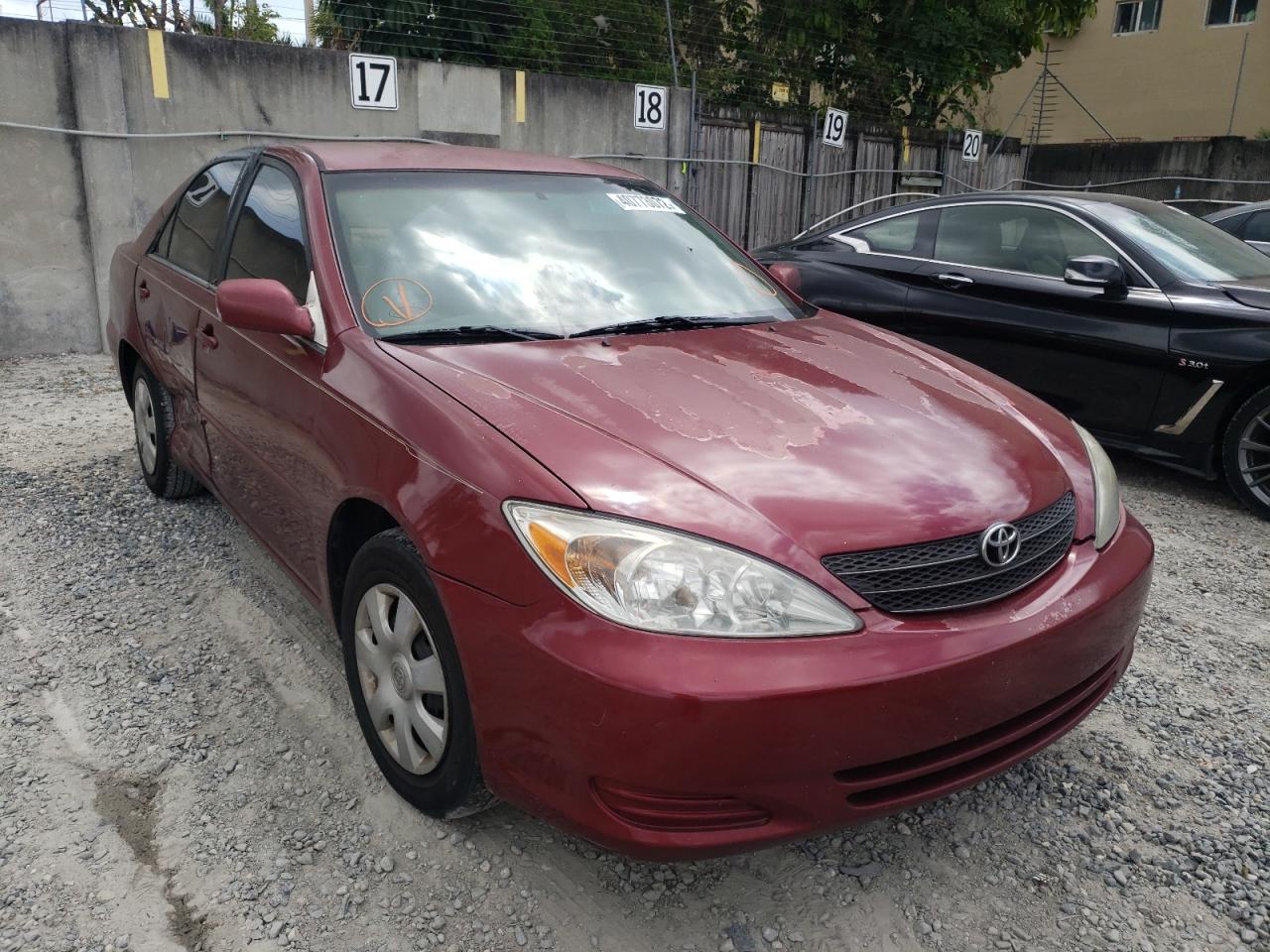 TOYOTA CAMRY LE 2003 with VIN 4T1BE32K93U251392 - Photo from auction