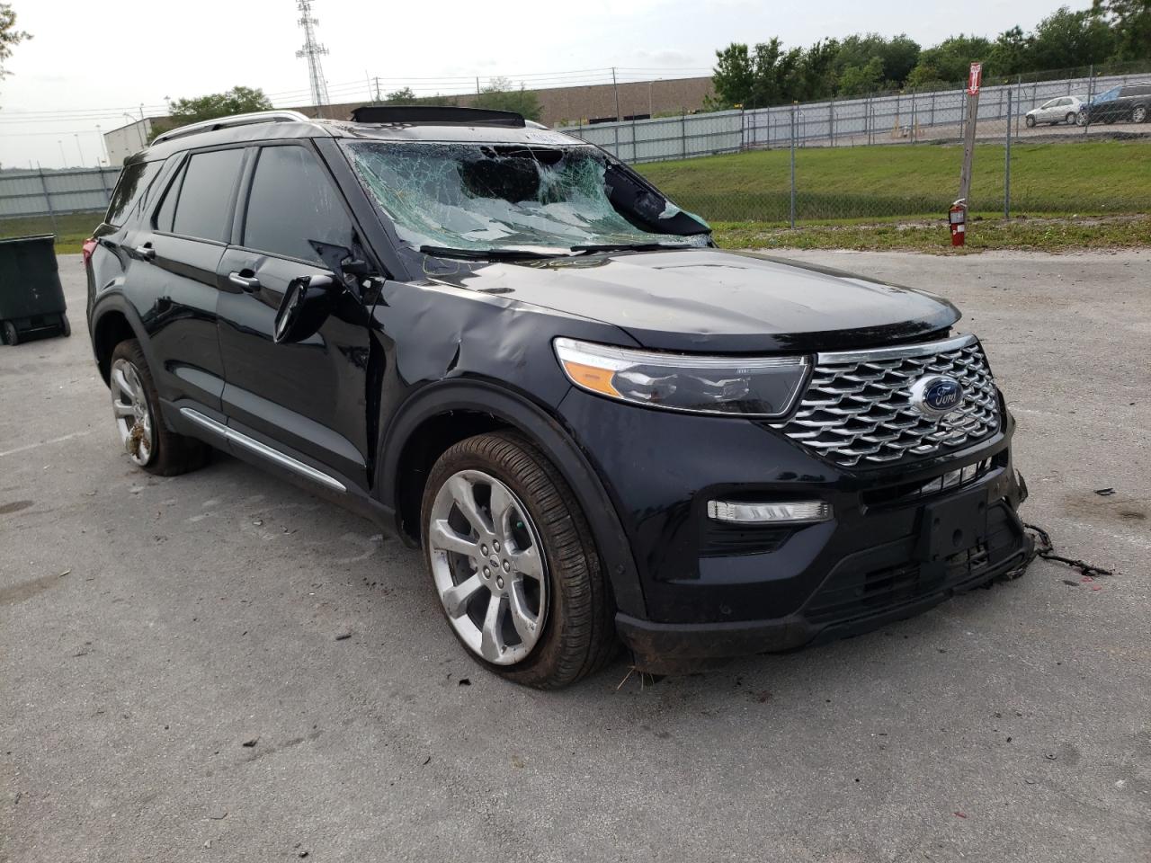 FORD EXPLORER P 2020 with VIN 1FM5K8HC3LGB88873 - Photo from auction