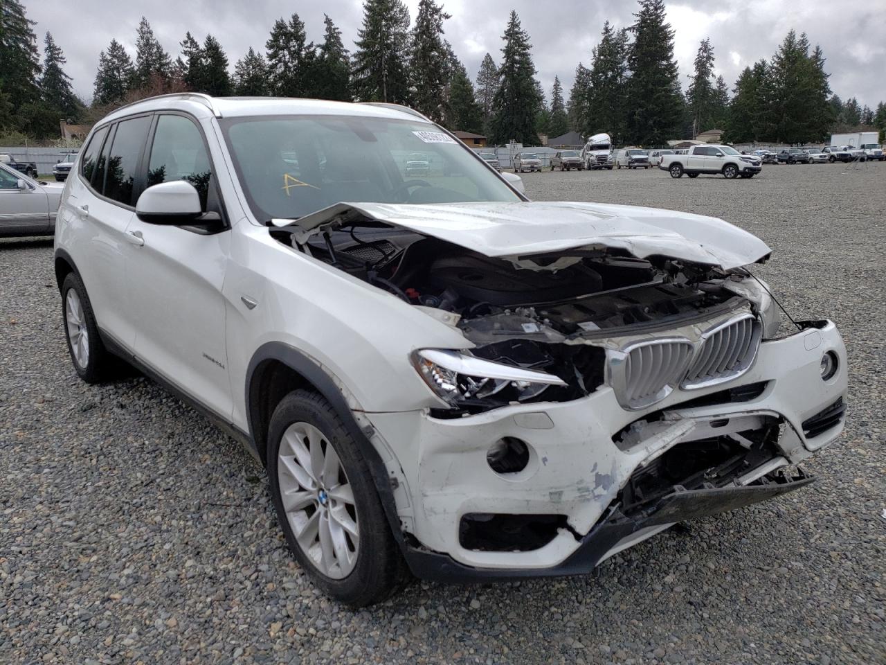 BMW X3 XDRIVE2 2015 with VIN 5UXWY3C56F0N86643 - Photo from auction