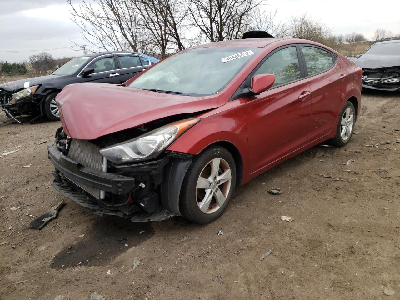 Photo 2 from auction – 2011 HYUNDAI ELANTRA GL with VIN KMHDH4AEXBU146473