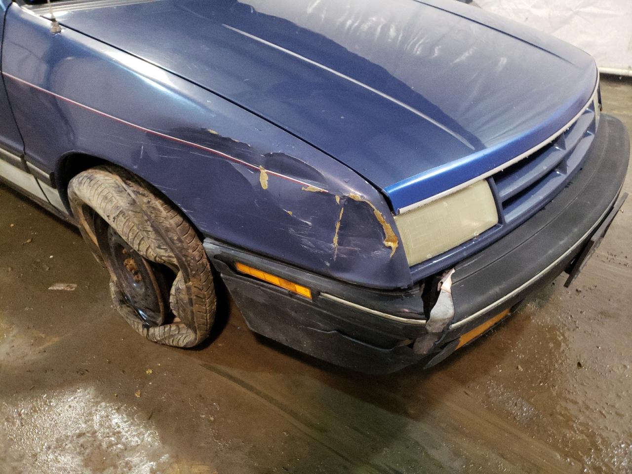 Photo 9 from auction – 1991 DODGE SHADOW with VIN 3B3XP45K0MT586446