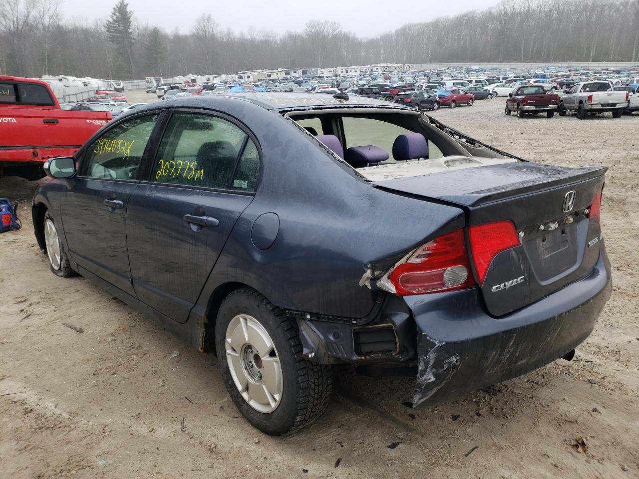 Photo 3 from auction – 2008 HONDA CIVIC HYBR with VIN JHMFA36238S023921